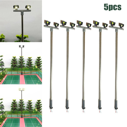 Model railway yard - yard, lights