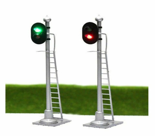 Model railway red green - red, 2
