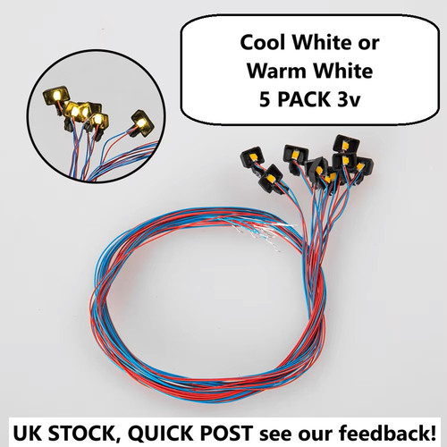 Prewired smd led lights 3v - 5x,