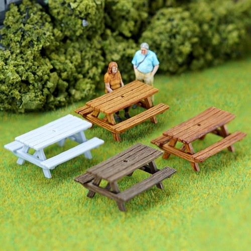 Model railway picnic table - railway,